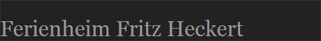 Ferienheim Fritz Heckert