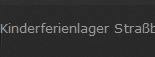 Kinderferienlager Straberg