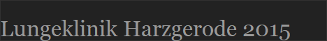 Lungeklinik Harzgerode 2015