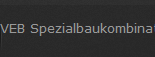 VEB Spezialbaukombinat Wasserbau
